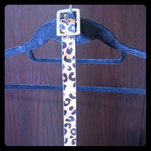 Leopard Print Belt